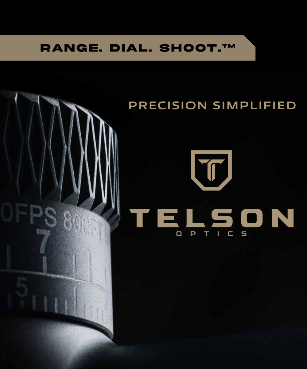 Telson Optics proprietary RDS, range, dial snd shoot. Precision Simplified