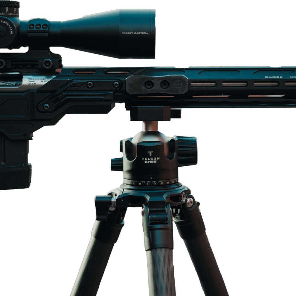 Telson Optics completes its premium competition optics range with a carbon fibre tripod and ballhead combo
